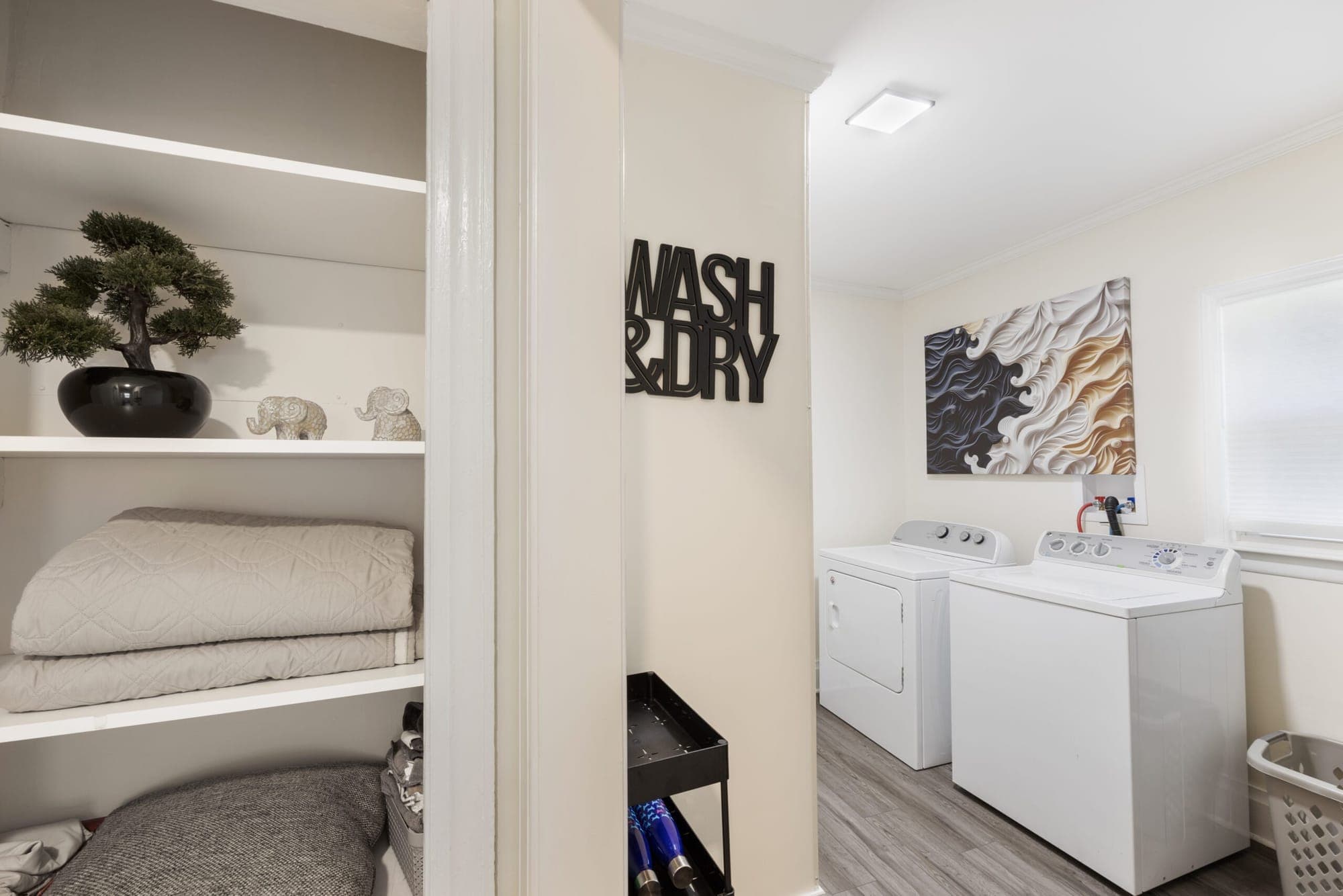 Washer and dryer